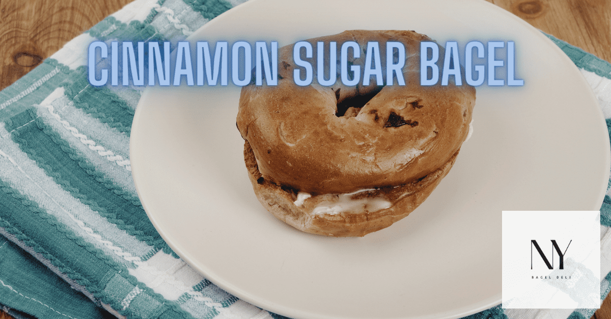 Cinnamon sugar bagel