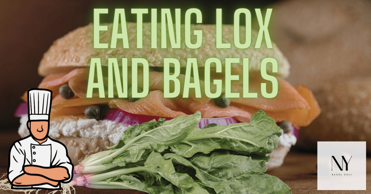 Eating Lox and Bagel