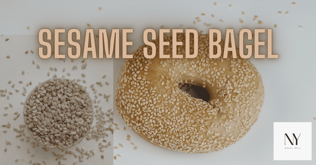 Sesame seed bagel