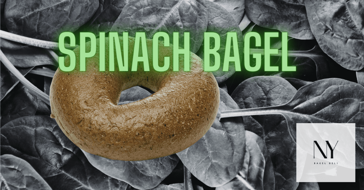 The spinach bagel