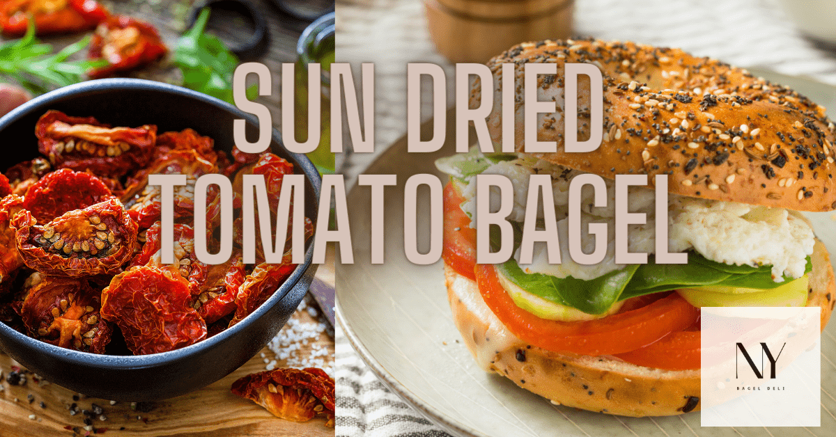 Sun dried tomato bagel